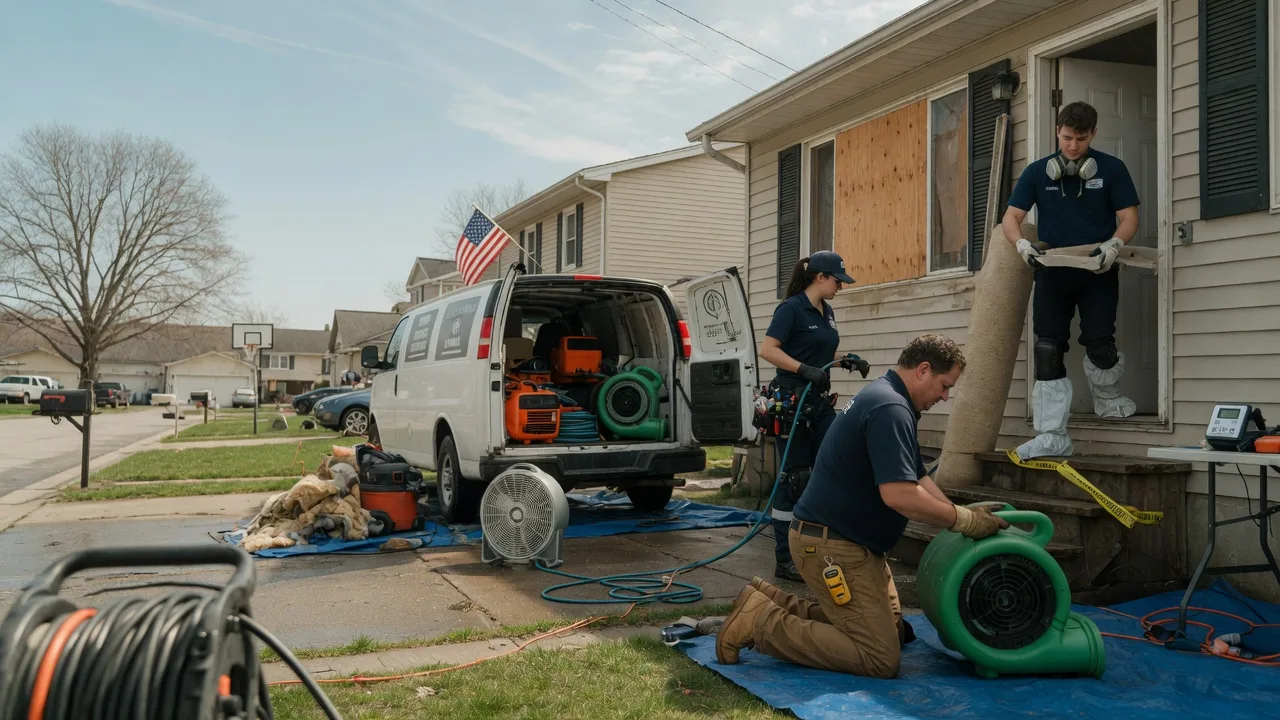 Water Damage Restoration in Potwin, KS near me